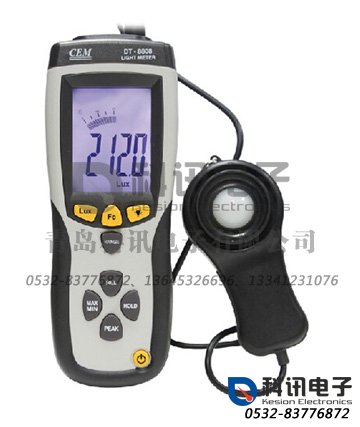 产品：DT-8809A专业照度计