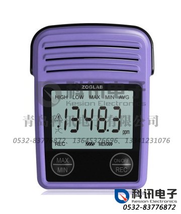 产品：MINI-THCO2便携式温湿度二氧化碳记录仪